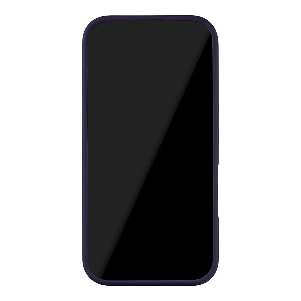 Чехол защитный uBear Touch Mag Case iPhone 16, софт-тач, темно-фиолетовый